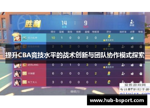 提升CBA竞技水平的战术创新与团队协作模式探索